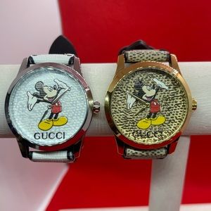 2 beautiful Mickey Mouse Gold and Silver